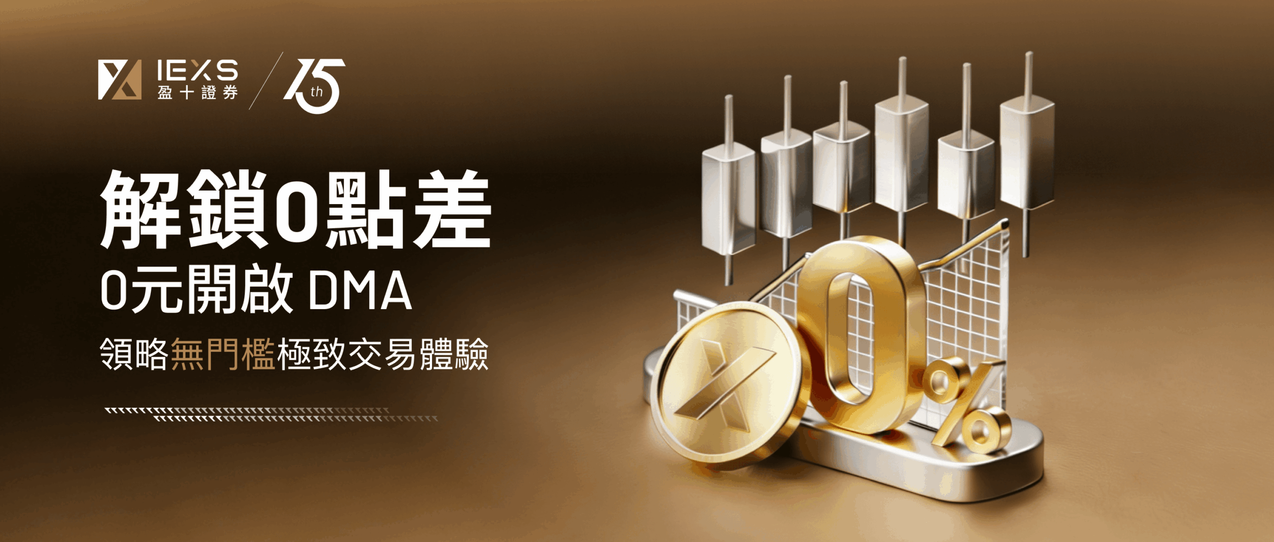 重磅!DMA帳戶開戶門檻全面取消,0美元即可體驗機構級交易